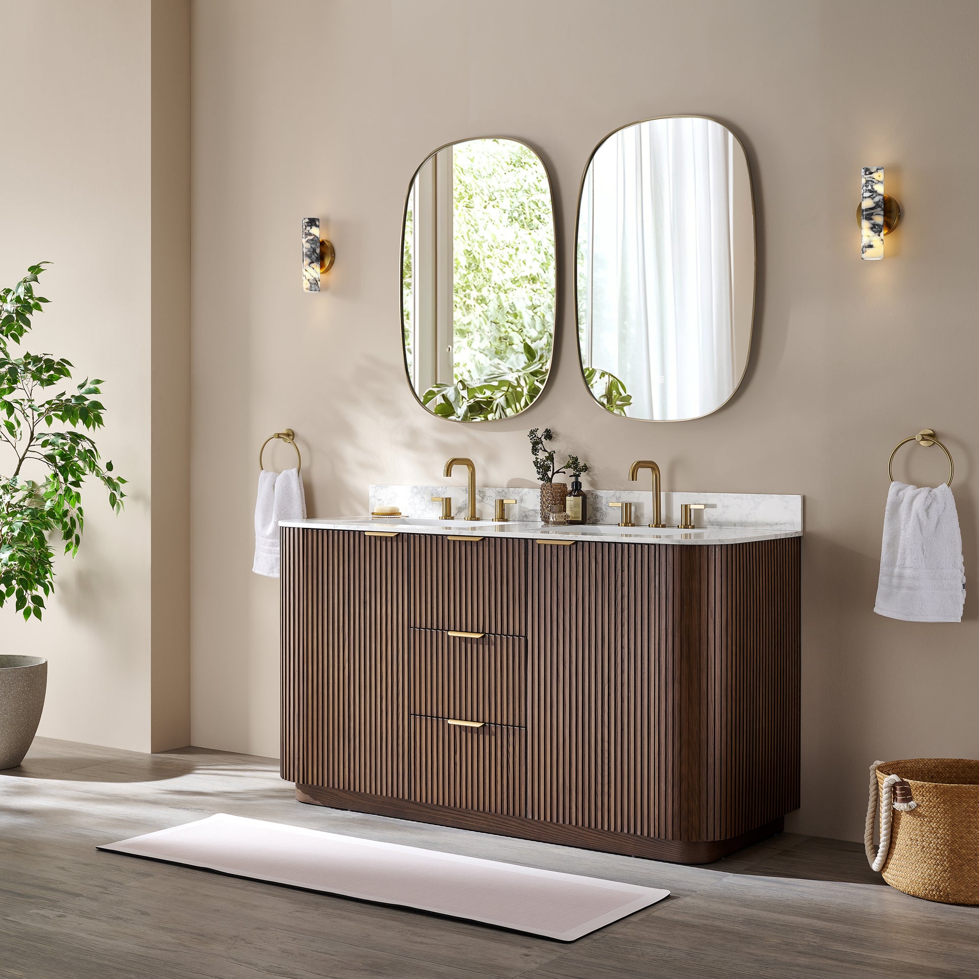 Medici 60'' Double Bathroom Vanity
