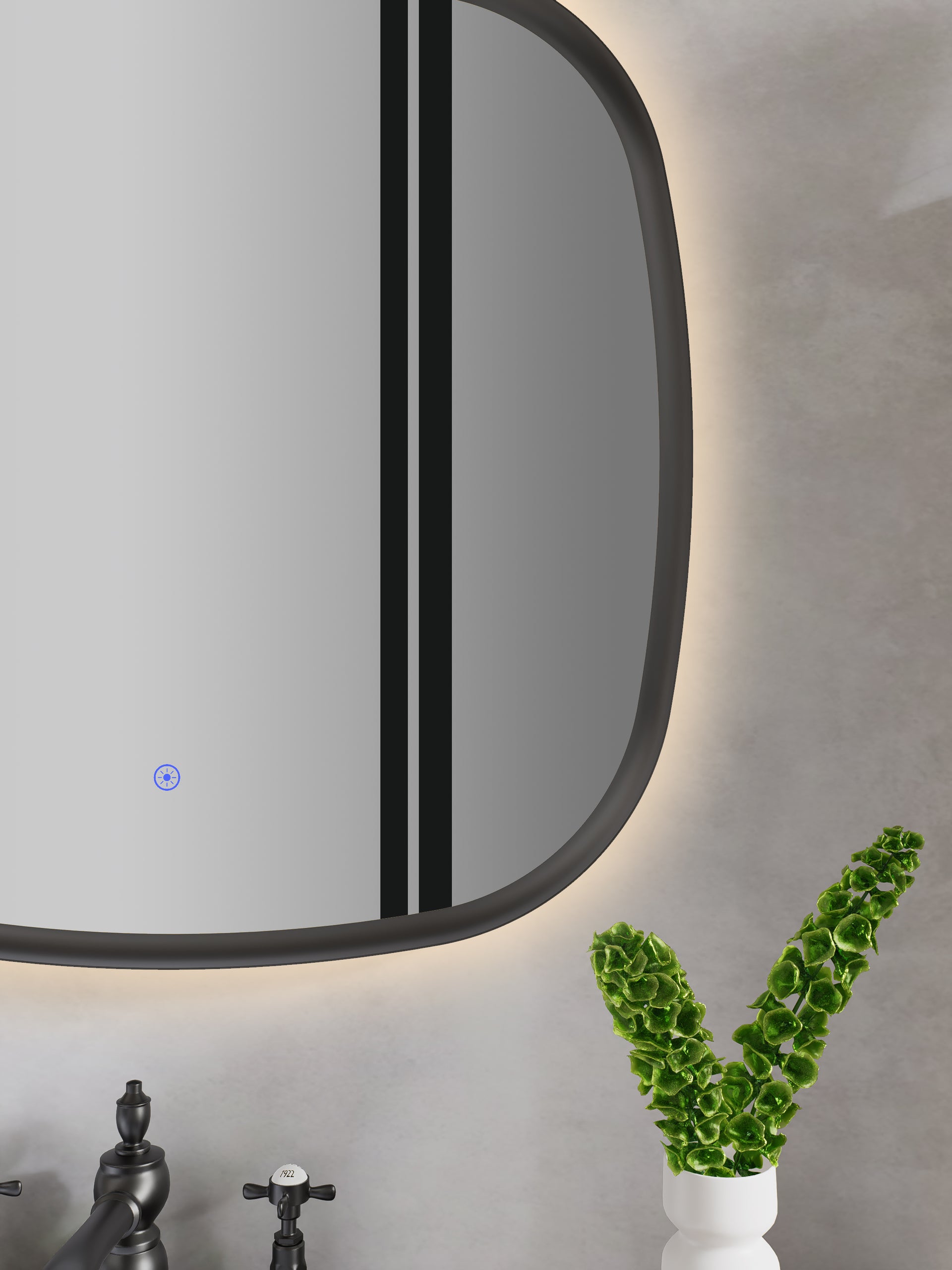 Legacy Oval Bath Wall Mirror in Nickel